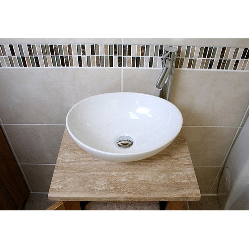 Desirae 500mm Single Bathroom Vanity with Vessel Ceramic Basin