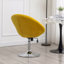 Fauteuil d'appoint basique en velours rembourré capitonné