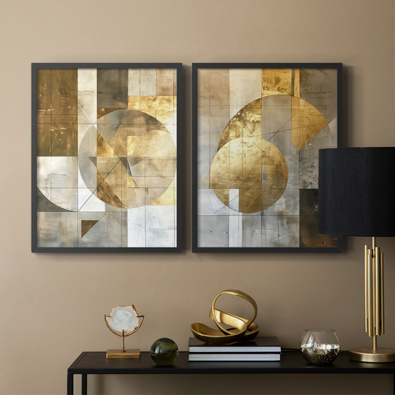 Reproduction encadrée ABSTRACT Series C-Premium - prête à être accrochée - aucun clou requis - aucun clou requis