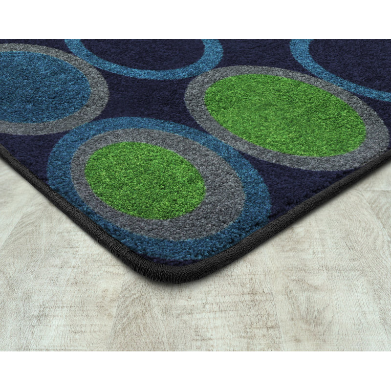 Tapis touffeté à motif géométrique, Rectangle 5 pi 4 po x 7 pi 8 po