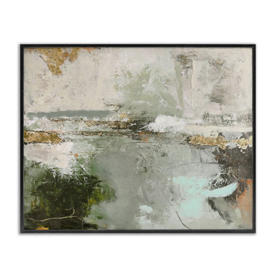  Abstract Seascape Landscape Framed Giclee Art by Design Fabrikken