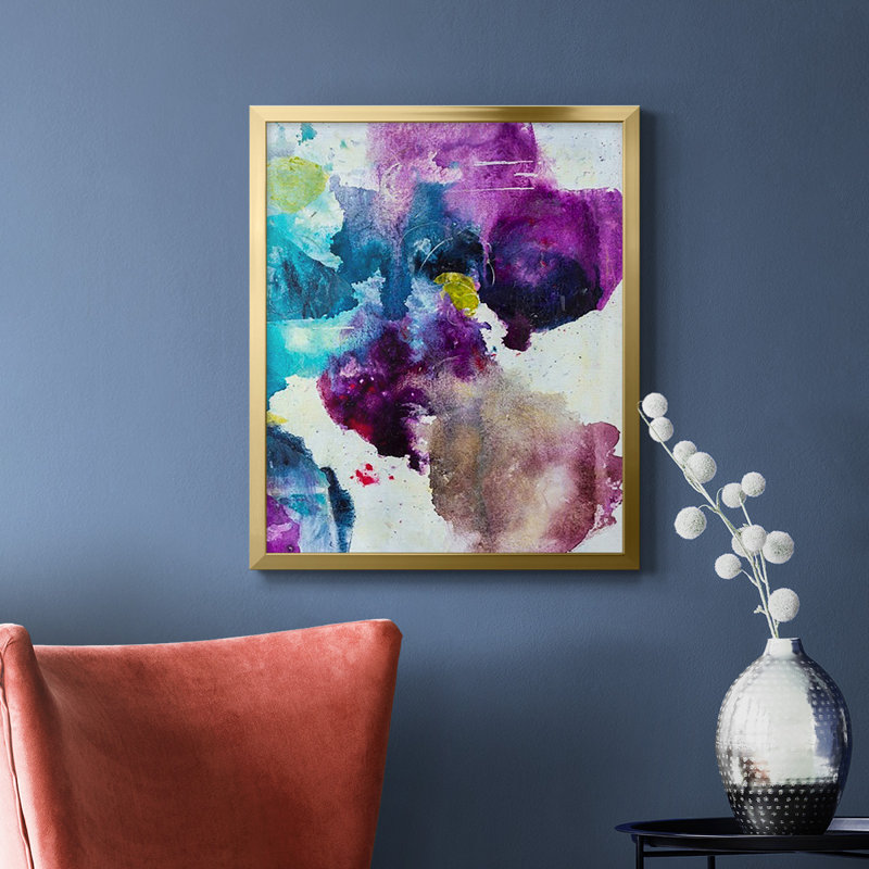 Toile encadrée de qualité supérieure Dreaming II - prête à être accrochée, Or, H 24 po x l 20 po