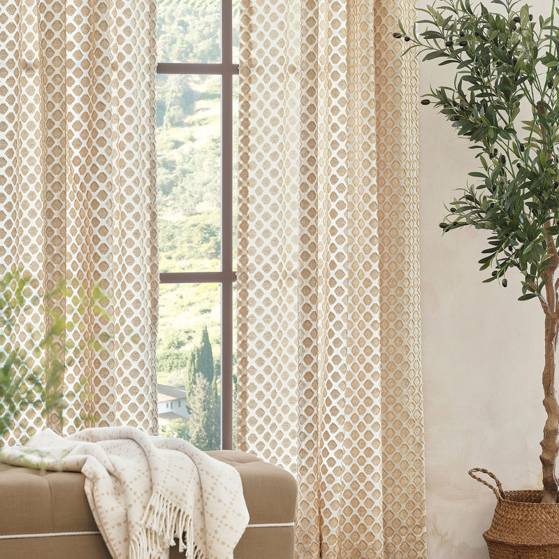 San Savino Room Darkening Curtain, 96" W x 84" L