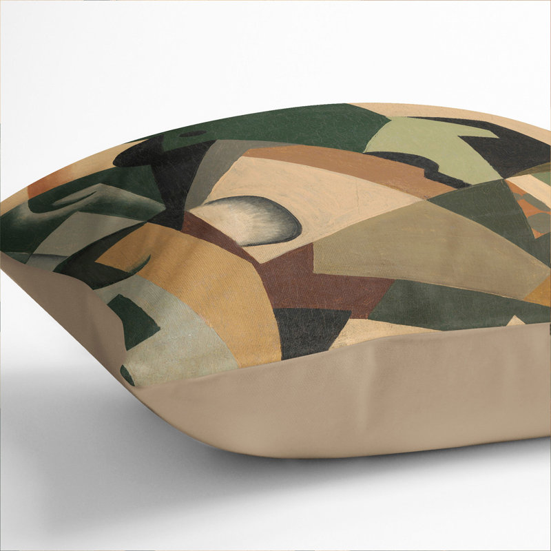 Square Cushion, 40cm H x 40cm W x 15cm D, Stone