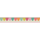Whimsical Scaramouche Geometric Wallpaper Border