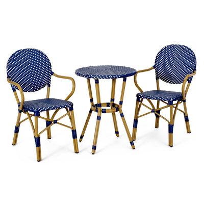 Ollegard Round 2 - Person 21.75" Long Bistro Set