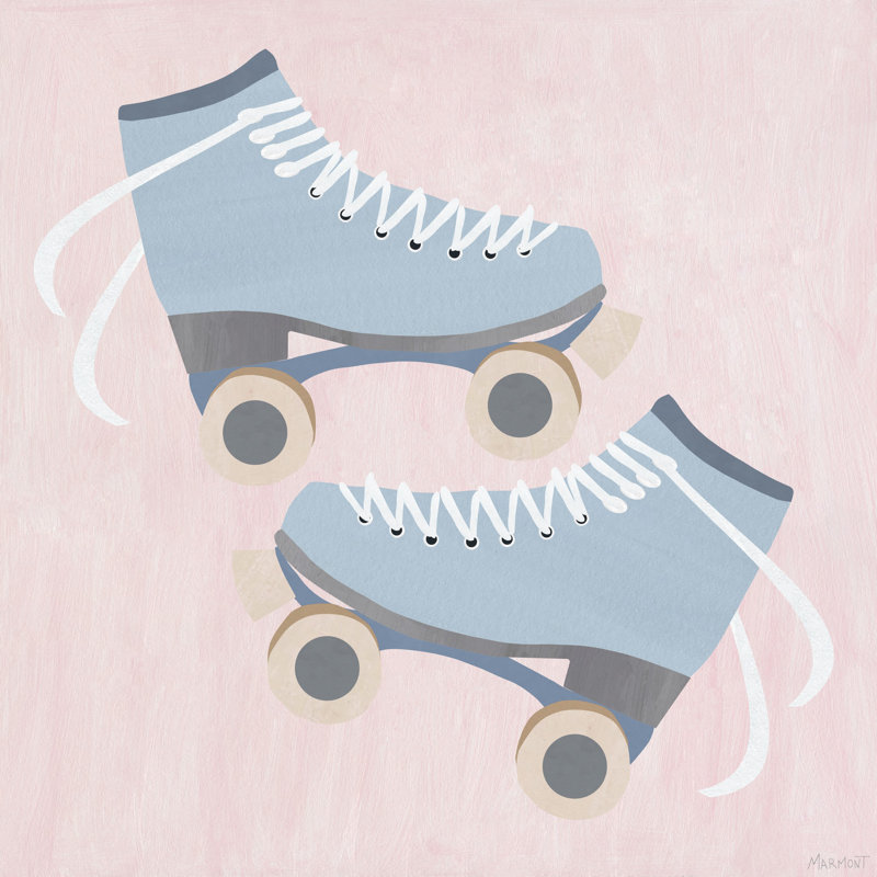 «Briganti Four-Skate Shoes», reproduction encadrée, H 18 po x l 18 po x 1,5 po