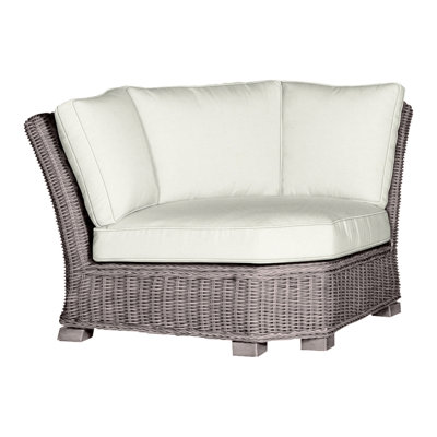 Rustic Woven Sectional Corner