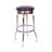 Retro Home Single Ring Chrome Pan Swivel Bar & Counter Stool-18734032-48367133