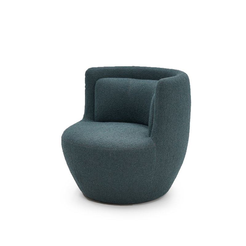 Cuddle Couch, Blue Linen/Acrylic/Wool