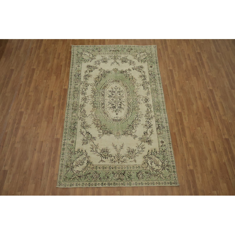 Tapis floral rétro 6 x 10
