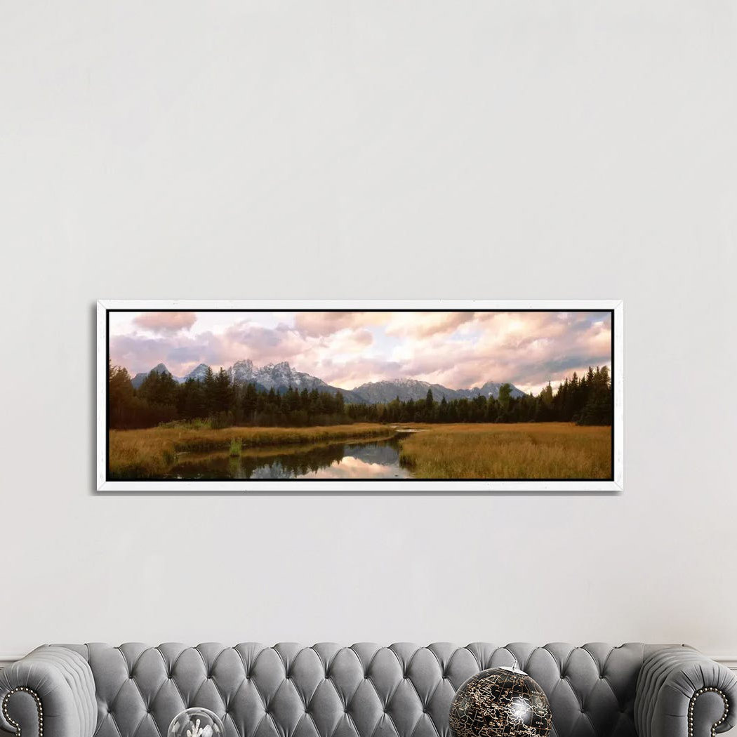 Grand Teton National Park WY USA - Panoramic Print on Canvas