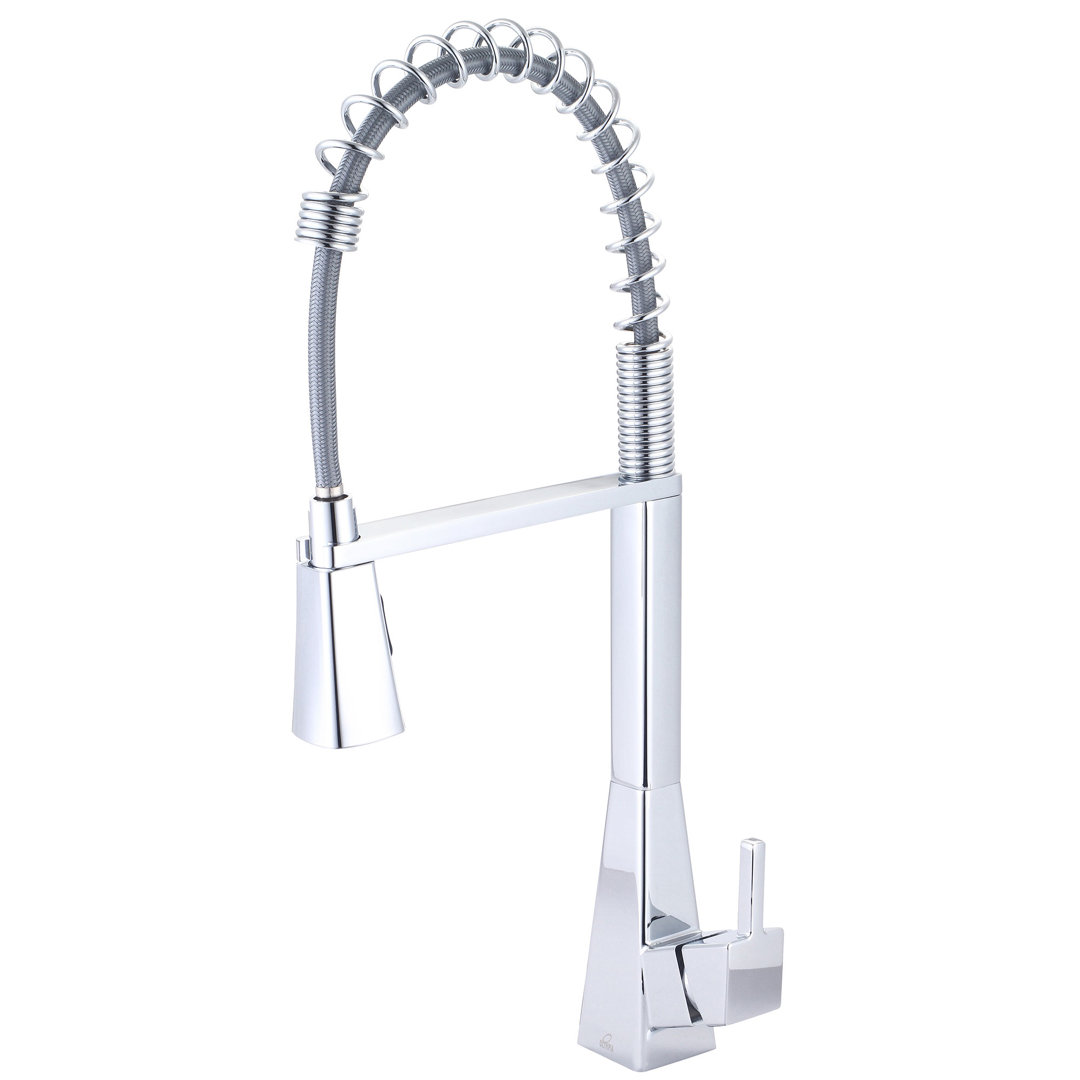 K-5070 - I3 Single Handle Pre-rinse Spring Pull-down Kitchen Faucet Olympia Faucets 