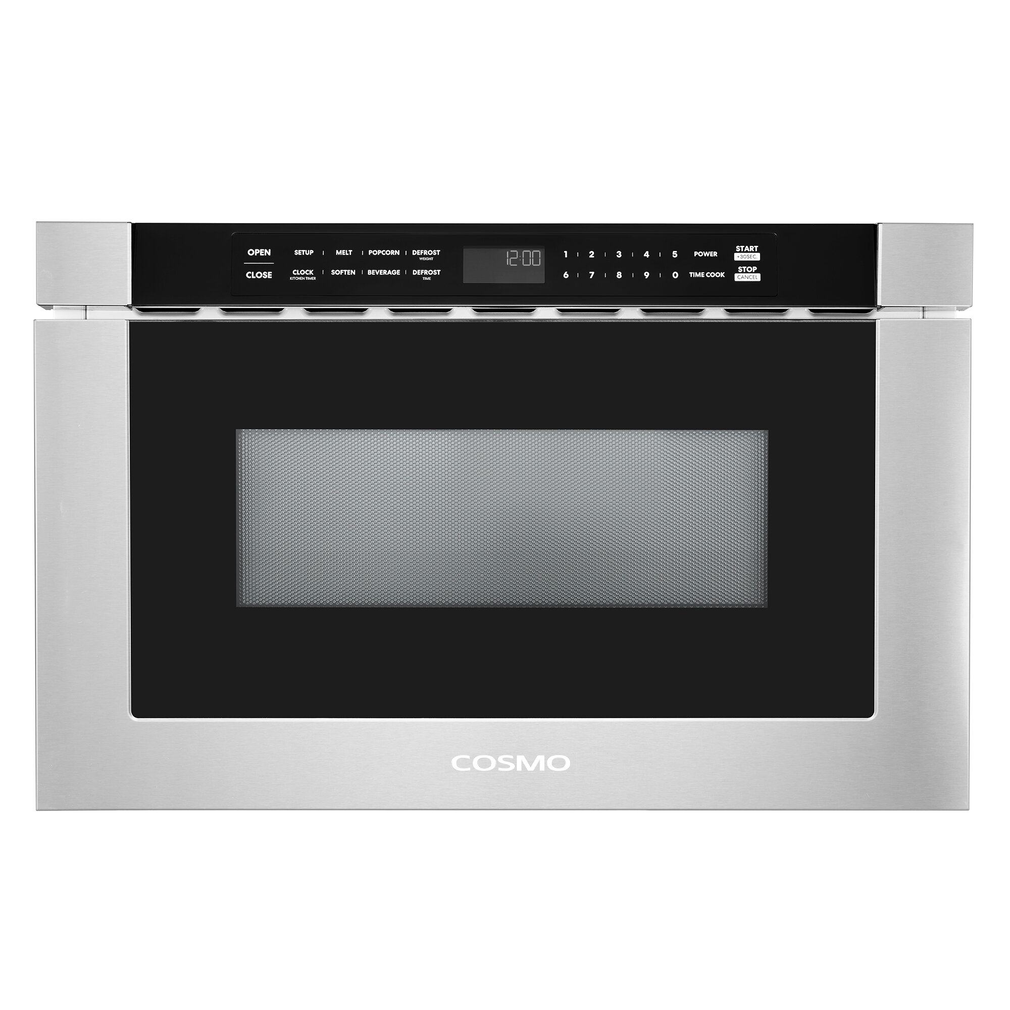 BUILT-IN 0.7 Cu. Ft. Deluxe Microwave Oven w/ Trim Kit - Stainless Steel