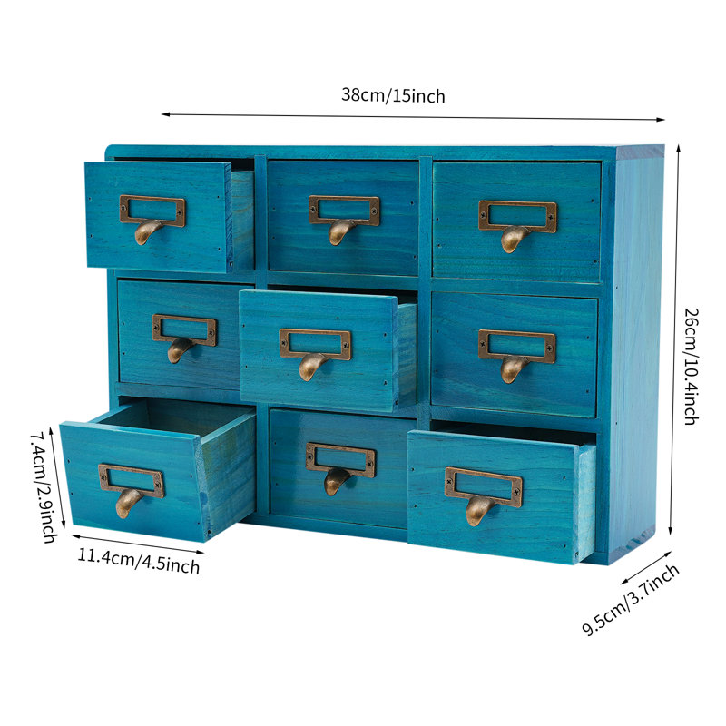 Organiseur de bureau Shurma, Bleu