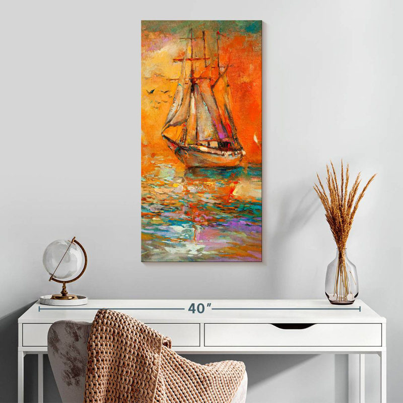 Voilier Atlantic, H 30 po x l 15 po
