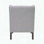Fauteuil d'appoint capitonné, coussin en mousse et housse amovible-462923324