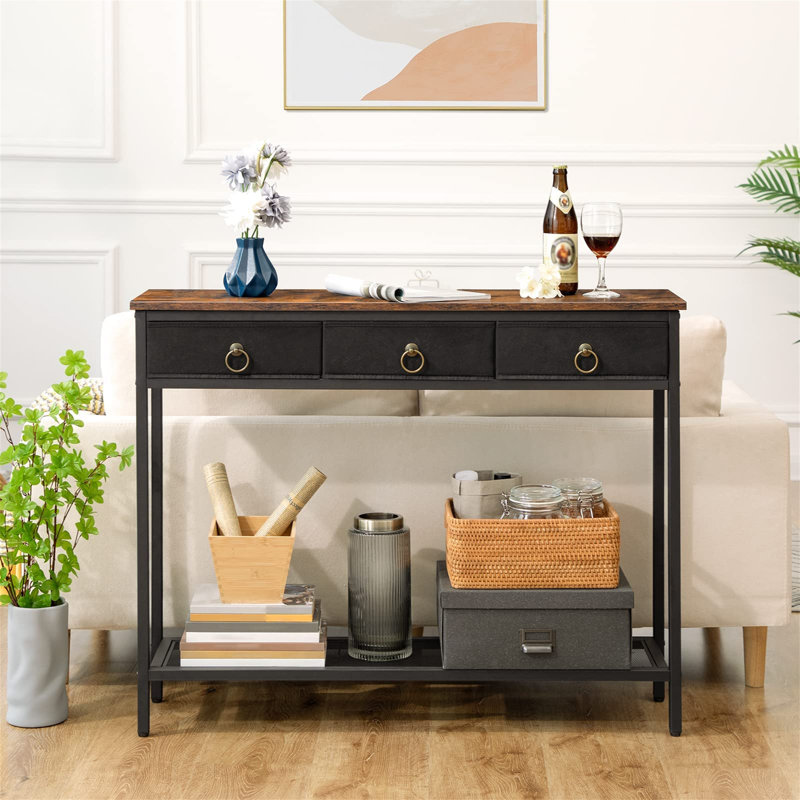 Abdera 100cm Console Table with 3 Drawers