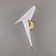 Spritz Solid Brass LED Armed Sconce
