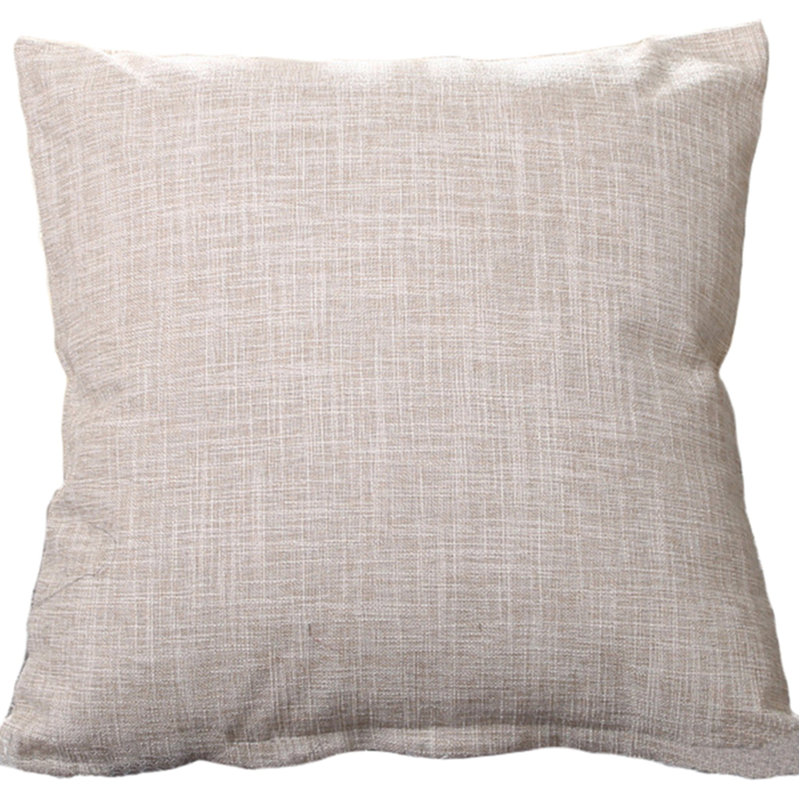 Coussin décoratif, H 22 po x l 22 po, Blanc