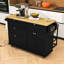 Ensemble d'îlot de cuisine avec rangement Adda-1016860031