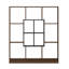 Rosenstein 151.8 cm H x 135 cm W Room Divider Bookcase-38125750