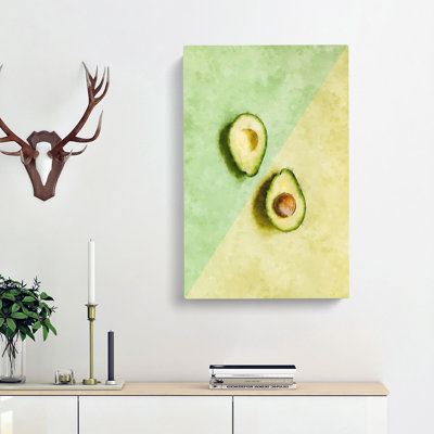 Avocado Split - Wrapped Canvas