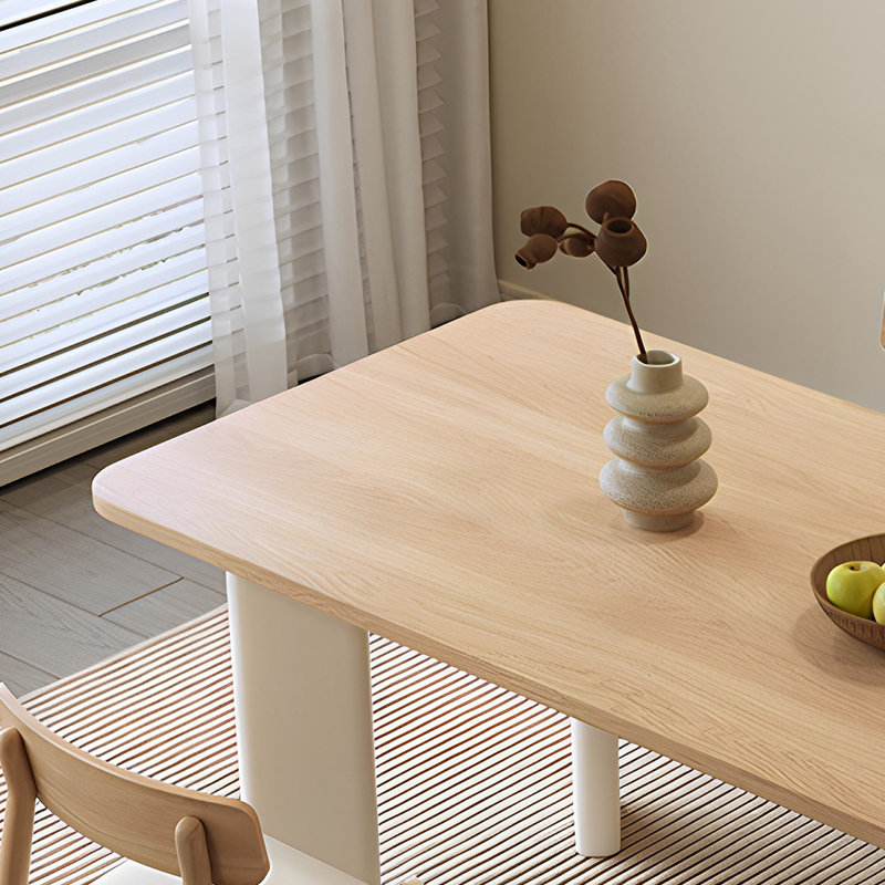Table de salle à manger Elegant French, H 29,52 po x l 62,99 po x P 31,49 po, 5 pièces: table, 4 chaises