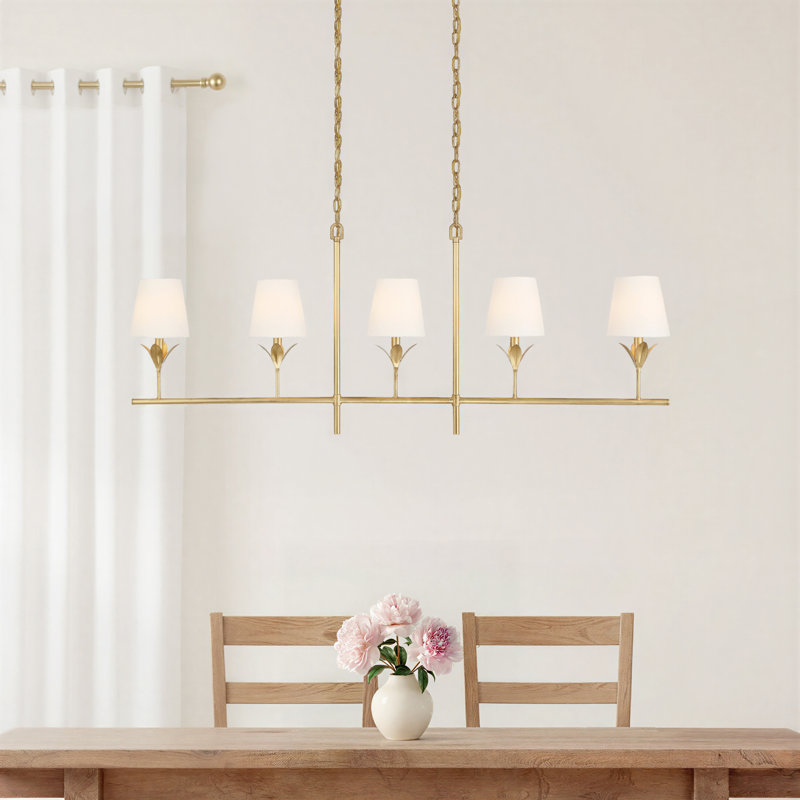 5 - Light Gold Kitchen Island Pendant