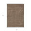 Tapis intérieur lavable à pois brun doré et ivoire 10 pi x 14 pi