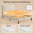 Bettyjean Wingback Platform Bed: Wood & Metal Frame + Underbed Storage-255304044-255304035