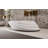MEJE 21" Rose Gold Embossed Art Basin, Ceramic Slant Oval Bathroom Sink (with Pop Up Drain)