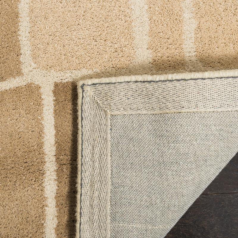 Martha Stewart Hand Tufted Wool Geometric Rug, Rectangle 5' x 8'