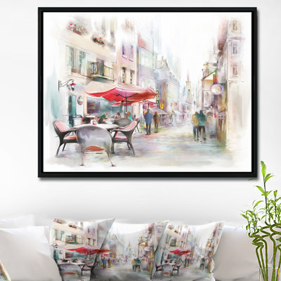 " Illustrated Street Art Cityscape "