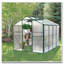 Serre en polycarbonate, serre de jardin robuste 6 pi x 8 pi pour jardin / extérieur