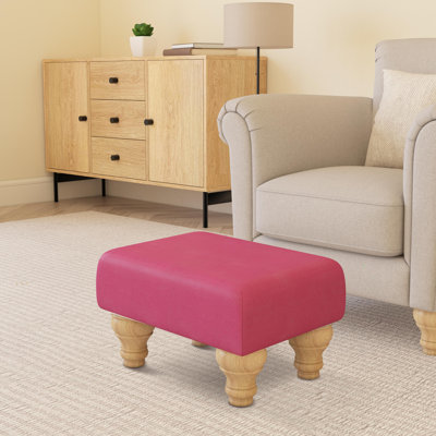 Acierno Natural Wood Turned Leg - Faux Leather