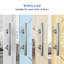 JUBEST Ensemble de quincaillerie pour porte et poignée coulissante double 12 po-79005667