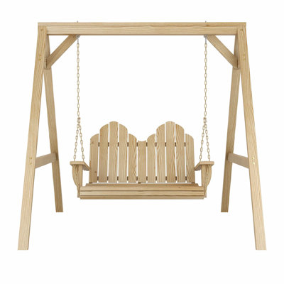  Balançoire Adirondack robuste avec support en A