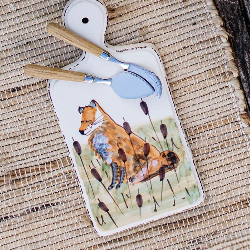 Wildlife Earthenware Cheese Board