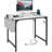32” Computer Desk With Charging Station, Modern Simple ...
