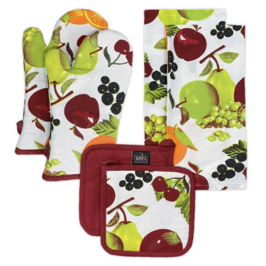 Kitchenaid Onion Quilt Kitchen Towel, Oven Mitt & Pot Holder Set 4-pack :  Target