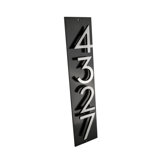 Floating Modern 3" Number Vertical Address Plaque (4 Digits)