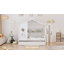 Lit maison avec lit gigogne, conception moderne pour enfants avec tablette de rangement-796038501-796038503