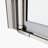 Bathroom Pivot Door With Glass - 1/4" Tempered, 72 72" High Shower Tempered Glass, Leak Feature-123108738