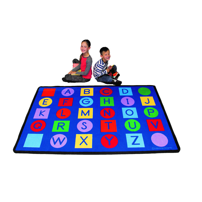 Alphabet on Circles and Squares - Rectangle Value Size