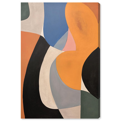 Chromatic Confluence II Canvas Print Modern Office Decor by Art Remedy, Gallery Wrapped, 16 x 24