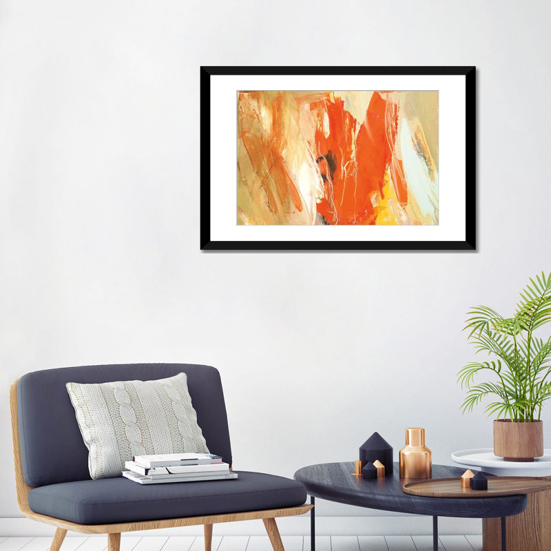 " Tree Changes " by Martin Shire, Black Framed Paper, White, 24" H x 32" W x 1" D