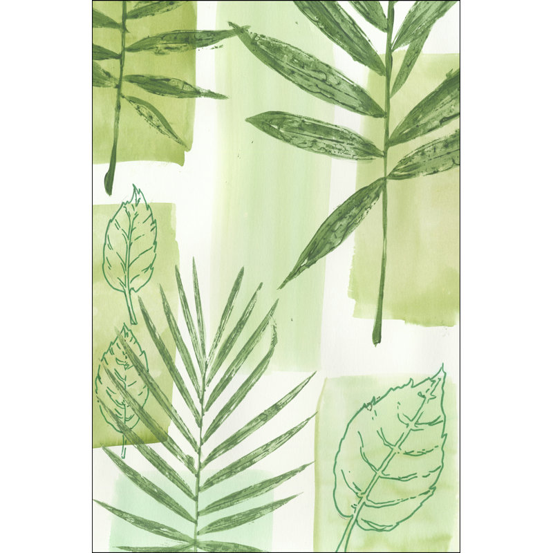 Leaf Impressions IV by Vision Studio - Wrapped Canvas Art Prints, 46cm H x 30cm W