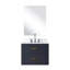 Meuble-lavabo bleu 24 po X P 18 po, comptoir en acrylique, robinet et meuble-lavabo avec miroir inclus-472235987
