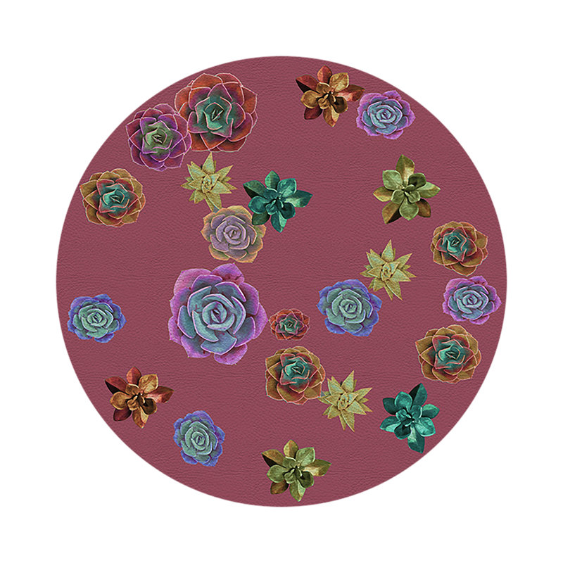 Napperon Succulents, Muave